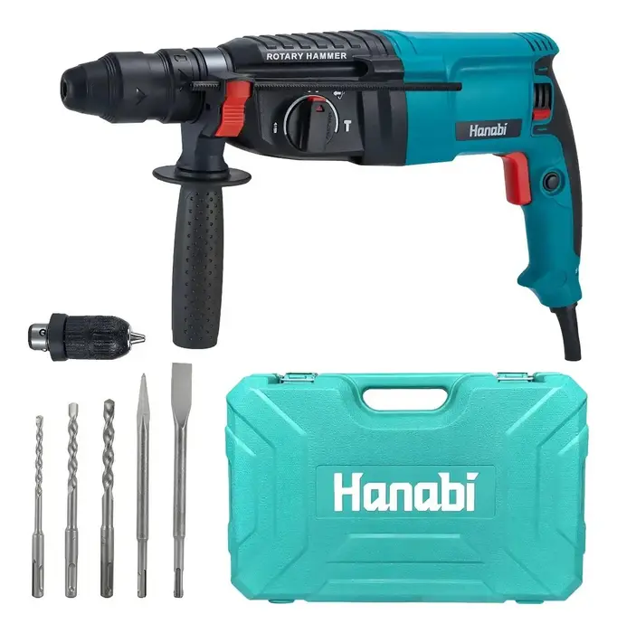 Martelete Perfurador Rompedor Profissional Hanabi 1300w 2.8j - 127/220V