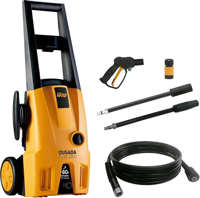 Lavadora de Alta Pressão WAP Ousada Plus 2200 - 1500W, 1750 PSI, 3m Mangueira