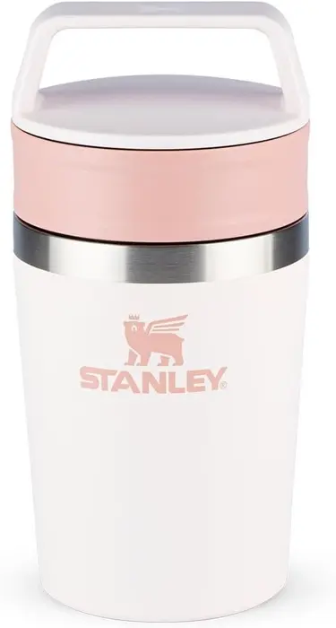 Stanley Mug Café Go - Copo Térmico de Aço Inoxidável com Tampa e Alça de Transporte