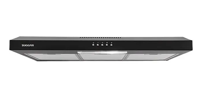 Depurador e Exaustor Suggar Slim DPS181PT 80cm Preto Bivolt 110V/220V