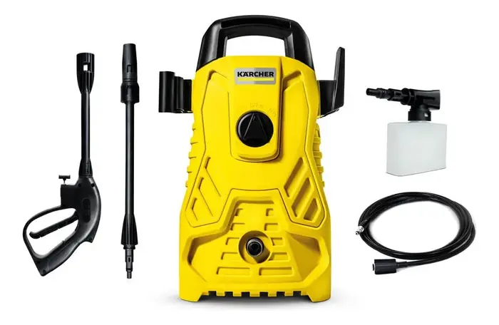 Lavadora de Alta Pressão Kärcher Compacta 1500 PSI 1400W 300L/h com Aplicador de Detergente 127V