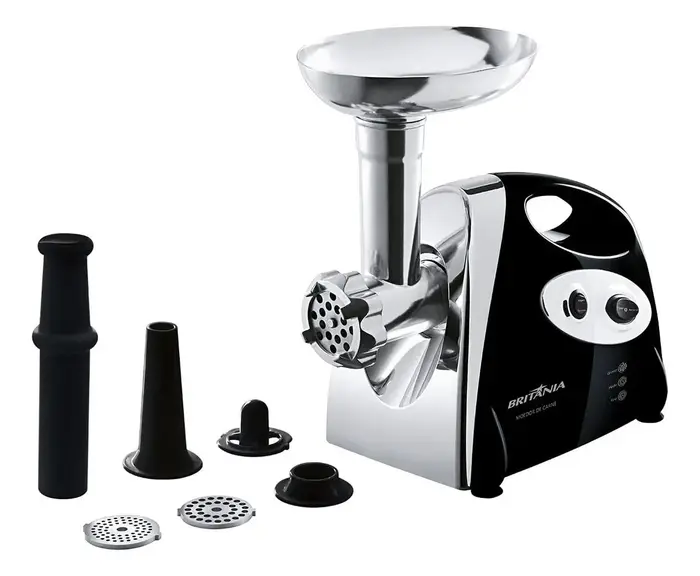 Moedor de Carne Elétrico Britânia PR Preto 350W - 110/220V