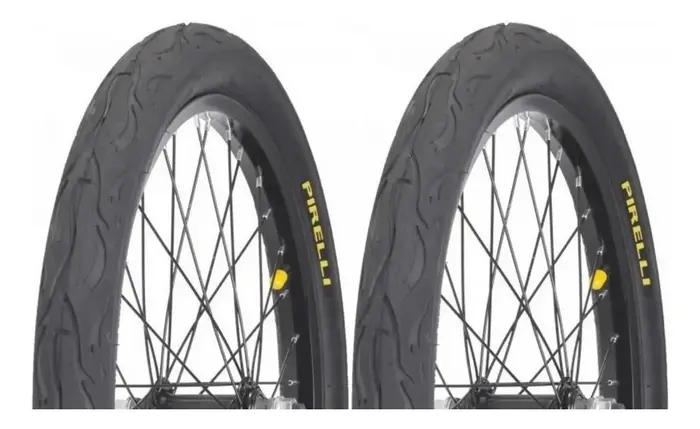 Pneu Aro 20x2.125 Pirelli Balão Tornado Flame Preto