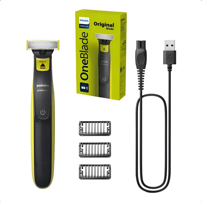 Barbeador Philips Oneblade Verde-limão