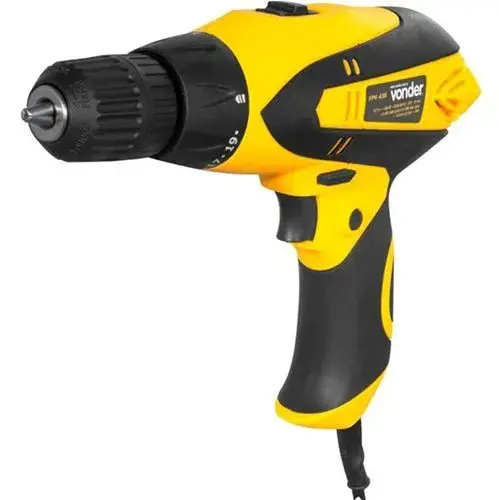 Parafusadeira Furadeira Vonder FPV438 3/8" 400W Velocidade Variável e Reversível