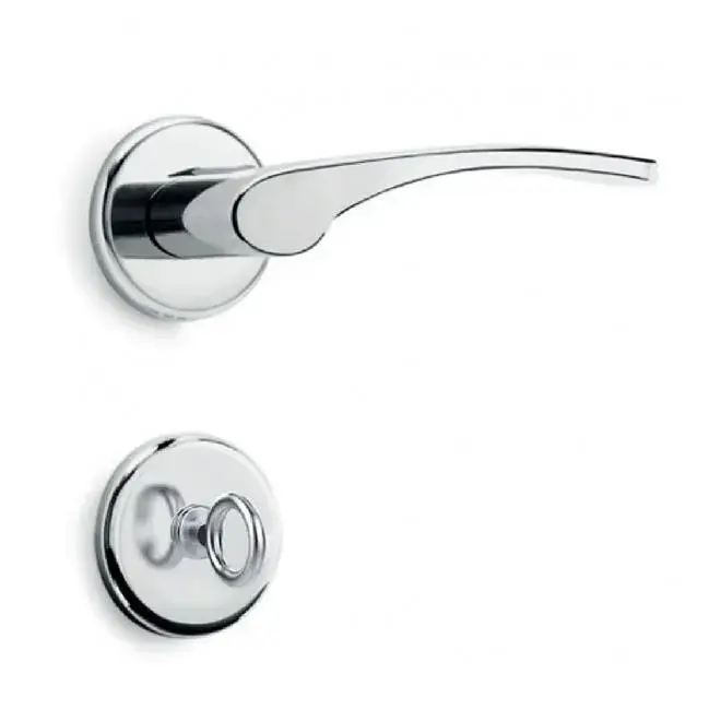 Fechadura Banheiro Cromada Living 557 R170 MZ 700CR - PAPAIZ