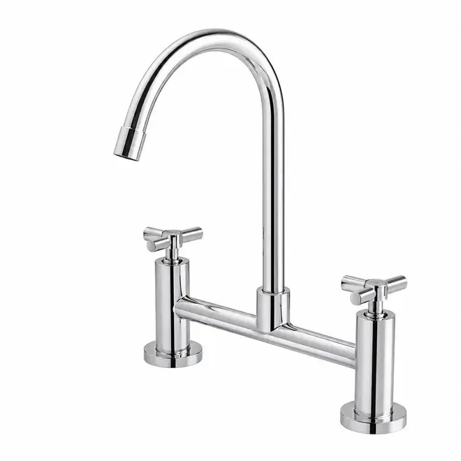 Misturador de Mesa para Cozinha DOCOL Trio Cromado