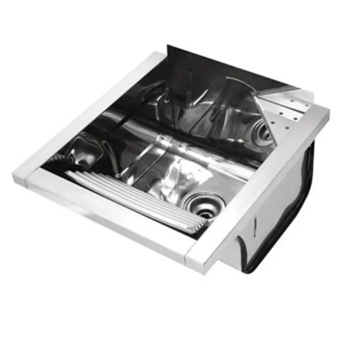 Tanque TS360 com Espelho 23 Litros Aço Inox Polido Docol