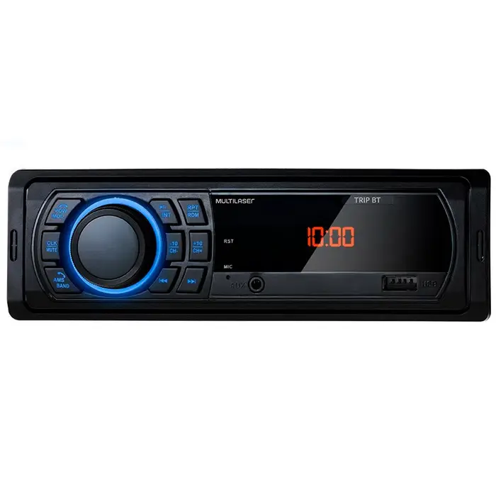 Som Automotivo Trip BT Bluetooth USB e Aux 4x25W RMS 12V MULTILASER-P3344